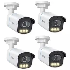C186 5MP 3K POE Outdoor Hardwired Home Security Camera, Aurora Lux Color Night V