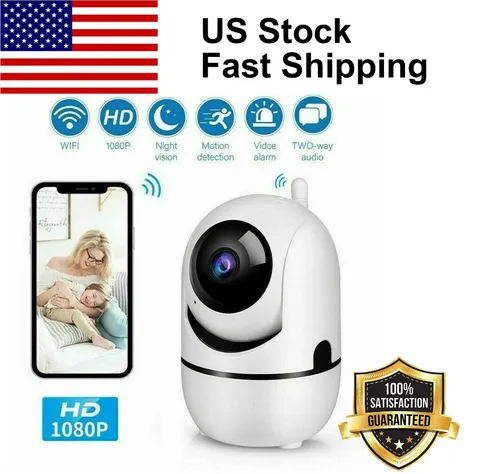 1080P WiFi Wireless Indoor Home Security Camera Night Vision Baby Pet Monitor