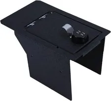 Console Safe Gun Safe for Car, WASAI Gun Vault Lockbox Compatible Mach-E