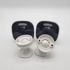Chamberlain myQ Outdoor Battery Camera | 2K, Color Night Vision, White, 2 Pack