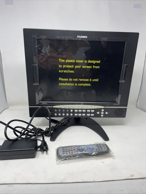 LOREX L15LD420 15" TFT LCD DVR COMBO CAMERA SECURITY MONITOR W/Remote,320GB,Powe