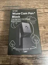 Wyze Cam Pan v3 Indoor/Outdoor IP65 1080P 360° Pan/Tilt/Zoom Wi-Fi - Black NEW