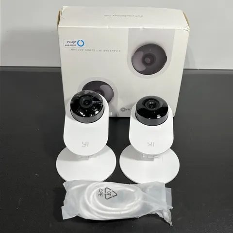 YI 2pc Home Camera, 1080p Wireless IP Security Surveillance System, Night Vision