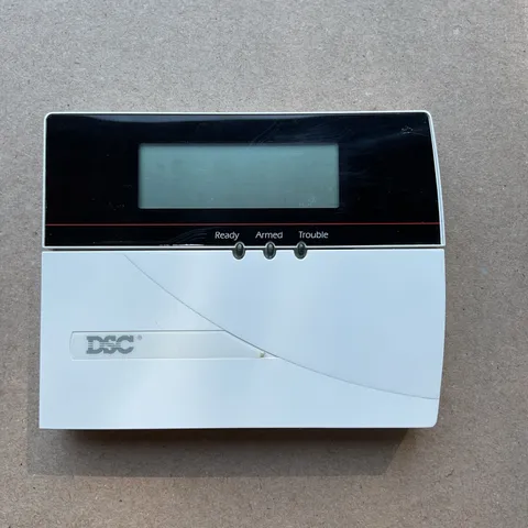 DSC LCD5500Z PowerSeries LCD Security Full-Message Alarm Keypad - Broken Base