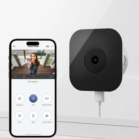 Hawkray 2K 3MP Window ,2.4GHz WiFi Indoor Cameras for Home with Person & Moti...