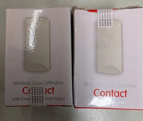 LOT OF 2 Ecolink WST-232 Door & Window Sensor With External Contact Input (2 qty