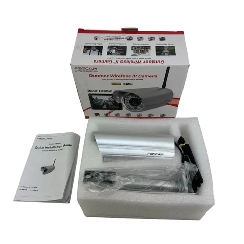 Foscam FI8905W Outdoor Wireless IP Camera Kit Wi-Fi CMOS w/ Night Vision