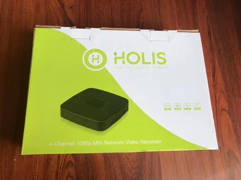 Holis HOLNVR04100  4 Channel 1080p Network  Video Recorder  4 Port POE, 1TB
