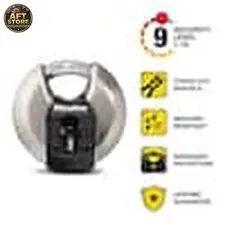 Master Lock Heavy Duty Shrouded Padlock 3-1/8 in. Wide M50XKADCCSEN
