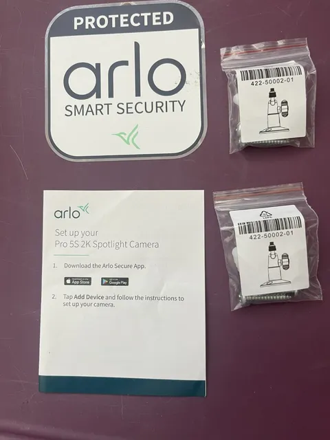 Arlo Pro 5S 2K Indoor/Outdoor Wire Free Spotlight Security Camera VCM426P-10