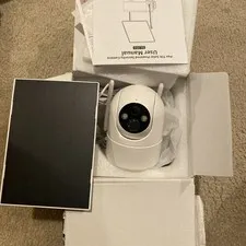 pan tilt wifi Powered camera Solar