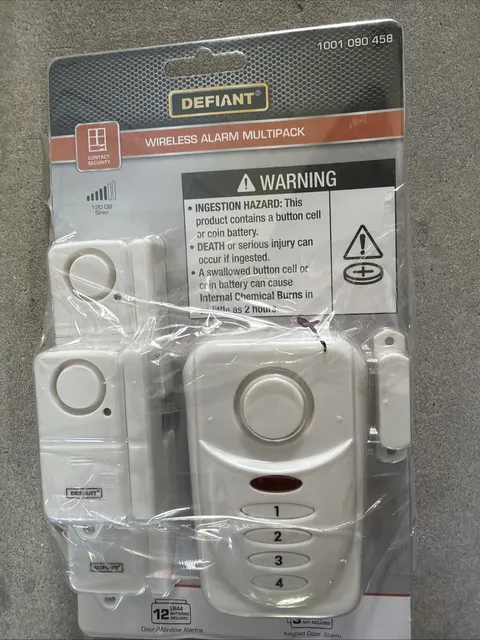 Defiant Wireless Home Security Door/Window Alarm Kit Multipack 1001090458