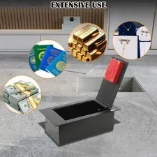 Steel Plate Underground Hidden Floor Safe For Gun Money Jewelry Home Security US