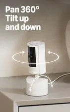 Ring Pan Tilt Indoor Cam newest model 360 pan coverage HD video + Two-Way Talk