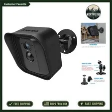 Weatherproof Adjustable Mount & Silicone Skin for Blink XT: Night Vision Support