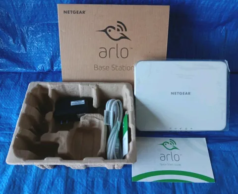 Netgear ARLO VMB3000-211 PAS BASE STATION (Ethernet Cable & Power Adapter) - NEW