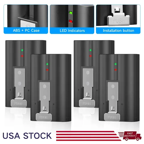 2/4x Genuine Rechargeable Battery V4 Ring Video DoorBell 2, 3 Quick Release Nice