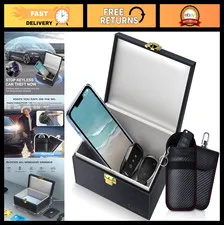 Faraday Box & Bags for Car Keys - Signal Blocking Safe, Keyless Entry Protector,