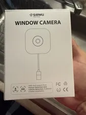 Sirwu  3MP 2K  Window Security Camera 5 Ghz Wifi6 No Drill  Magnefic Mount