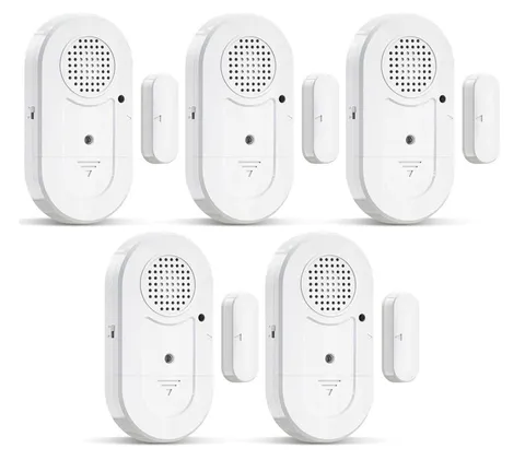 Door Window Alarms - 5 Pack,125dB,Volume Control,Window Door Open Alarm Senso...