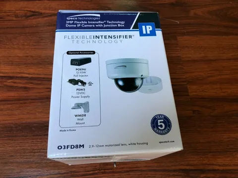 New Speco Technologies O3FD8M 3MP IR Outdoor Network Dome Camera with 2.9-12mm