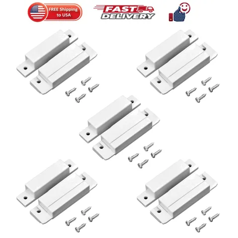MC-31 Wired Surface-Mounted NC Magnetic Door Window Contact Sensor Alarm Reed...
