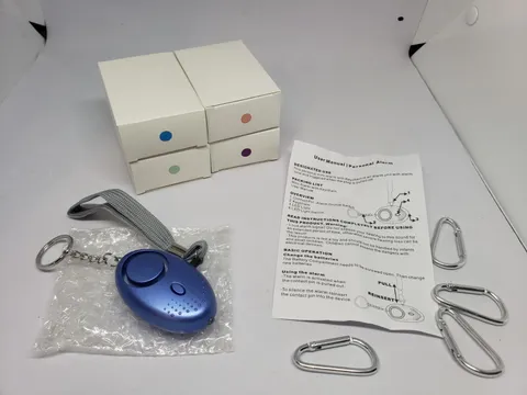 4 Pack Safe Personal Alarm, 140DB LOUD Security Alarm Keychain W/ LED Light