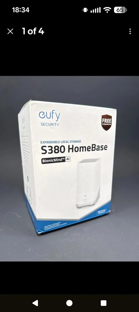 eufy S380 HomeBase 3 Edge Security Center Local Expandable Storage Sealed