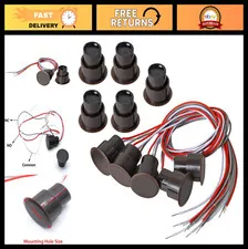 Recessed Wired Security Window Door Contact Sensor Alarm - Magnetic Reed Switch