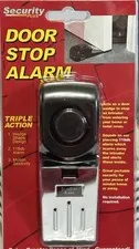 Door Stop Portable Alarm With Motion Detector, 118db 9volt Sensitivity Control!