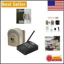 1/2 Mile Hosmart Wireless Driveway Alarm with 38 Ringtones & Weatherproof Sensor