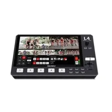 FEELWORLD L4 Video Switcher 10.1-inch LCD Touch Screen Video Mixer USB3.0
