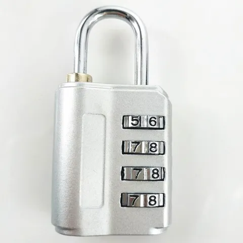 4 Digit Combination Padlock High Safety Waterproof Bright Colors Combination
