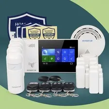 HOMSECUR Best 2026 Live Burglar Security Alarm System 4G Wifi + Wireless Sensors