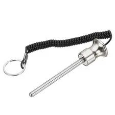 5/16 x 3-15/16" Magnetic Weight Stack Pin Universal Gym Pin Silver