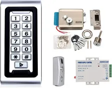 Door Access Control System, Zinc Alloy Password Keypad + Electric Lock + Power S