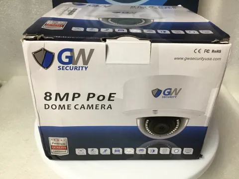 GW SECURITY GW-807603M 8MP 4K Network Camera POE 5X Optical Zoom 2.7-13.5mm NEW!