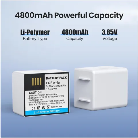 Rechargeable Batteries for Arlo Cameras | 4800mAh Capacity