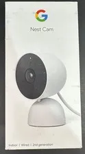 NEW-SEALED Google Nest Cam Indoor Wired 2nd Generation Security Camera