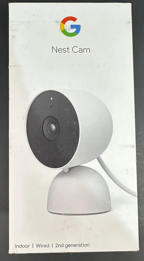 NEW-SEALED Google Nest Cam Indoor Wired 2nd Generation Security Camera