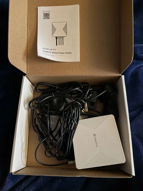 EdgeAnt PC321-W-TY WiFi Energy Monitor 80A Power Clamp Single/3-Phase New Open B