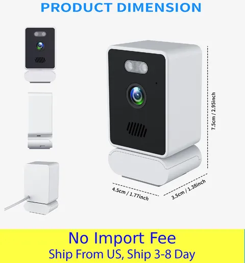 Window Security Camera HD Night Vision USB Powered Indoor Home Cam