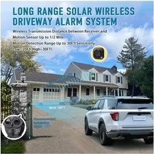 Weatherproof Motion Sensor with 1/2 Mile Range