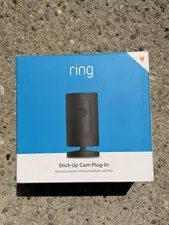 Ring Stick Up Cam Plug-In Indoor/Outdoor Security Camera