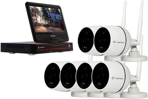 (2024 Upgraded Ver.) [8CH] Crystal Vision CVT808A-61C 1080P Full HD Wireless Sur