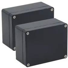 Raculety 2 Pack Project Box IP65 Waterproof 4.53"x3.54"x2.17"(2Pcs), Black