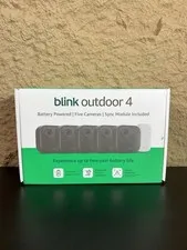 BRAND  BLINK Outdoor 4 4th Gen 5Camera Security System w Sync Module Cor G2U