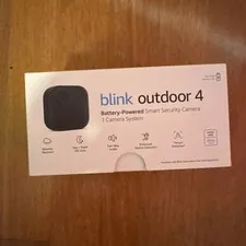 Blink Outdoor 4 (4th Gen) Wire-free Smart Security Camera - Black (B0B1N5HW22)