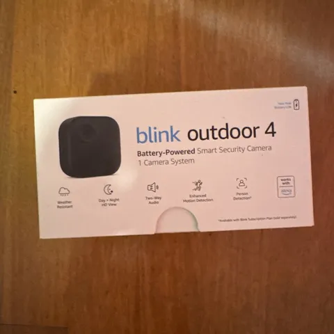 Blink Outdoor 4 (4th Gen) Wire-free Smart Security Camera - Black (B0B1N5HW22)