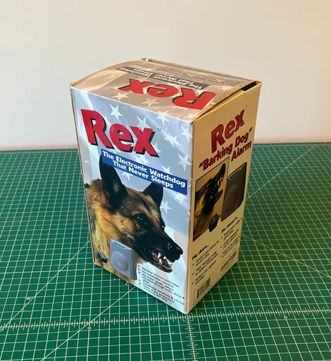 Rex The Electronic Watchdog - Barking Dog Alarm - NOS